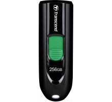 USB Flash Transcend JetFlash 790C 256GB (черный/зеленый)