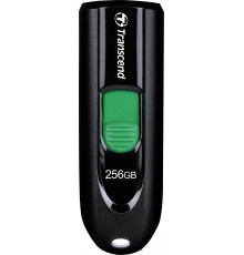 USB Flash Transcend JetFlash 790C 256GB (черный/зеленый)