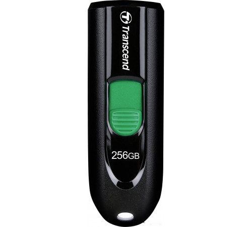 USB Flash Transcend JetFlash 790C 256GB (черный/зеленый)