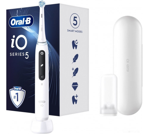Электрическая зубная щетка Oral-B iO 5 IOG5.1A6.1DK (белый)