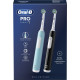 Электрическая зубная щетка Oral-B Pro Series 1 D305.523.3H (2 шт, черный/бирюзовый)
