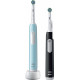 Электрическая зубная щетка Oral-B Pro Series 1 D305.523.3H (2 шт, черный/бирюзовый)