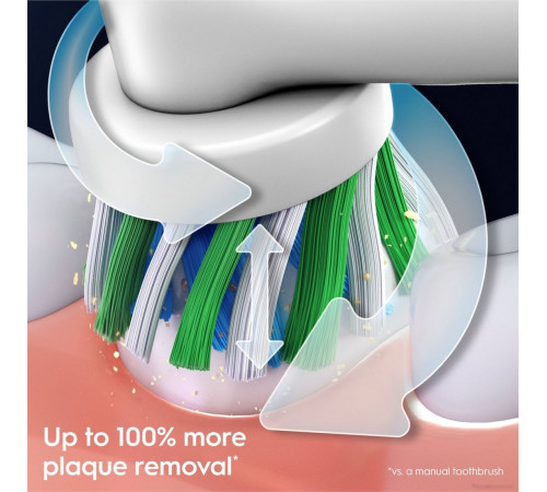 Электрическая зубная щетка Oral-B Pro Series 1 D305.523.3H (2 шт, черный/бирюзовый)