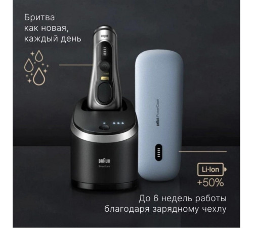 Электробритва мужская Braun Series 9 Pro+ 9675cc