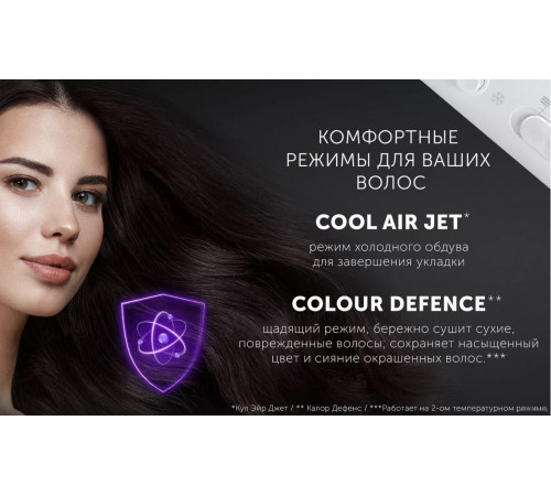 Фен Polaris PHD 2044Ti Quattro Ionic (белый/серый)