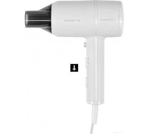 Фен Polaris PHD 2044Ti Quattro Ionic (белый/серый)