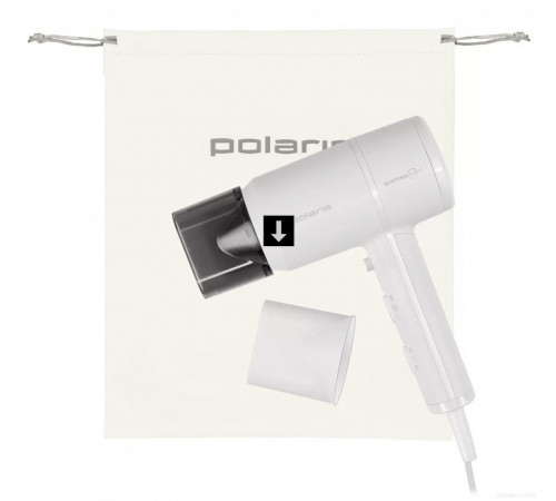 Фен Polaris PHD 2044Ti Quattro Ionic (белый/серый)
