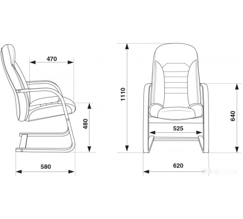 Офисное кресло Бюрократ T-9923WALNUT-AV (черный)
