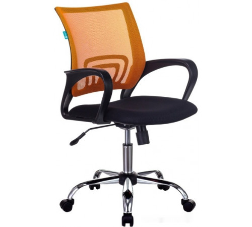 Офисное кресло Бюрократ CH-695N/SL/OR/BLACK (черный/оранжевый)