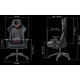 Офисное кресло A4Tech Bloody GC-500 (черный)