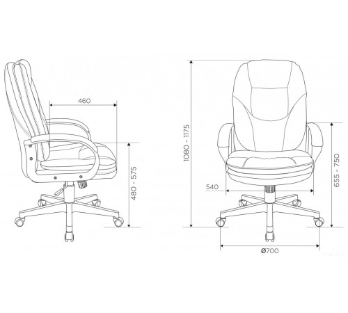 Офисное кресло Бюрократ CH-868N Fabric (серый Alfa 44)