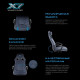 Офисное кресло A4Tech X7 GG-1400 (синий)