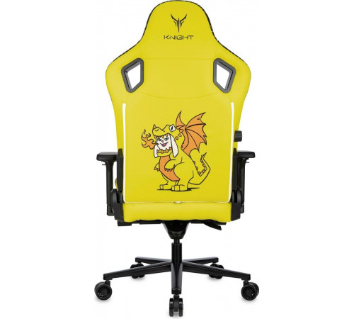 Офисное кресло Knight Craft Dragon (желтый экокожа)