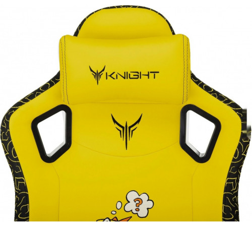 Офисное кресло Knight Craft Dragon (желтый экокожа)