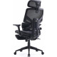 Офисное кресло Cactus CS-CHR-MC01-BLBK (черный/синий)