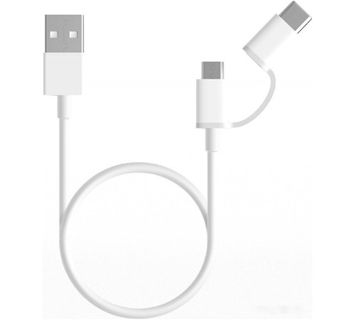 Кабель Xiaomi micro USB, USB Type-C - USB 0.3 м