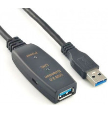 Удлинитель KS-IS KS-776-20 USB Type-A (20 м, черный)