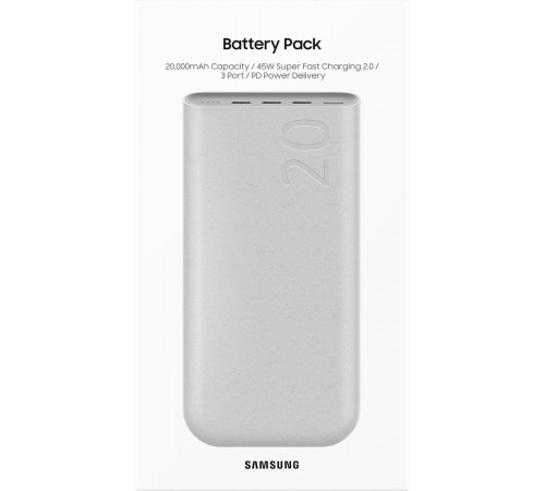 Портативное зарядное устройство Samsung EB-P4520 20000mAh (бежевый)