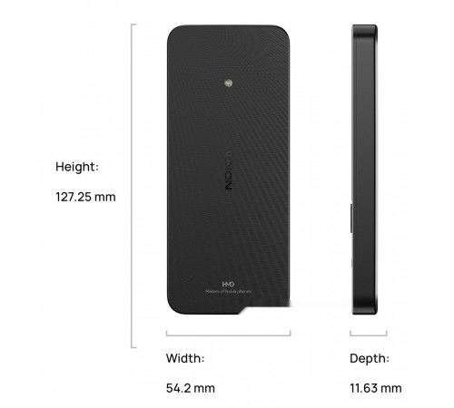 Кнопочный телефон Nokia 215 4G (2024) Dual SIM TA-1613 (черный)