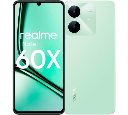 Телефон Realme Note 60x RMX3938 4GB/128GB (зеленый)