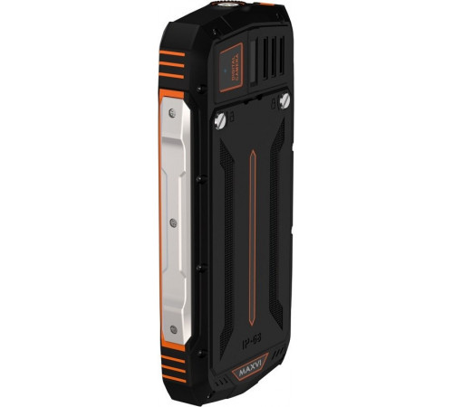 Телефон MAXVI R10 (черный/оранжевый)