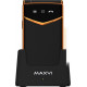 Телефон MAXVI E11ds (черный/золотистый)