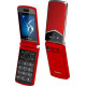 Телефон MAXVI E11ds (красный/серебристый)