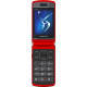 Телефон MAXVI E11ds (красный/серебристый)