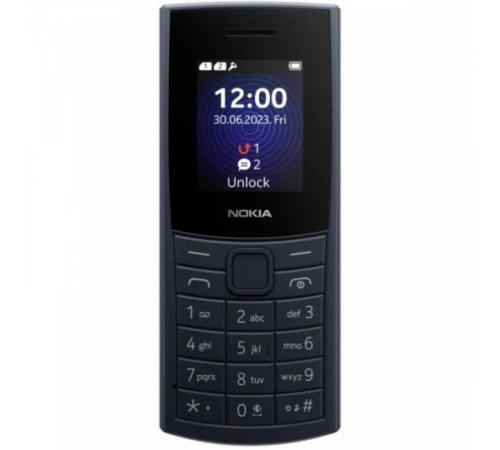Кнопочный телефон Nokia 110 4G Dual SIM (темно-синий)