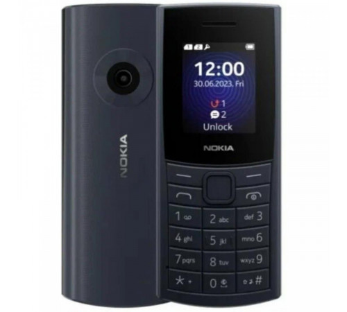 Кнопочный телефон Nokia 110 4G Dual SIM (темно-синий)