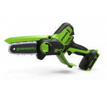 Аккумуляторная пила Greenworks G24MCS10K2 2008207UA (с 1-им АКБ 2 Ач)