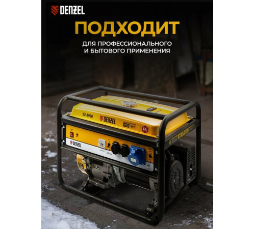 Генератор Denzel GE 8900