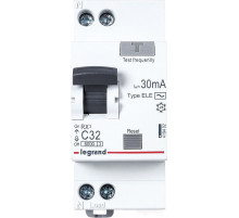 Выключатель автоматический Legrand RX3 1P+N C 32А 30мА 6кА 2М AC 419402
