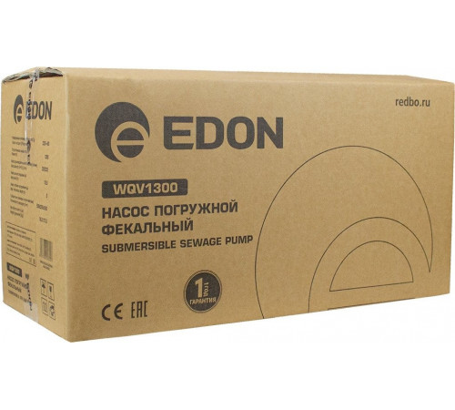 Фекальный насос Edon WQV1300