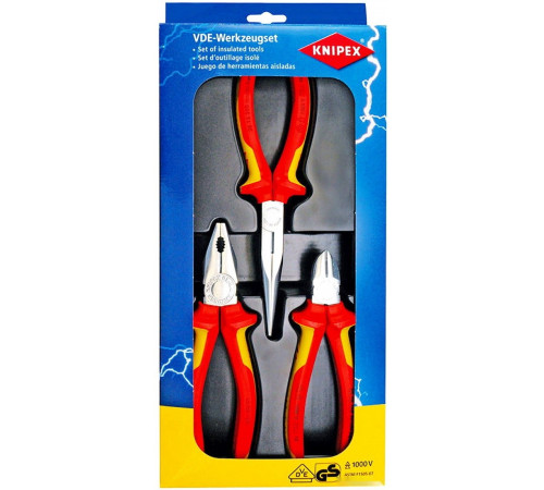 Набор пассатижей KNIPEX 002012 (3 предмета)
