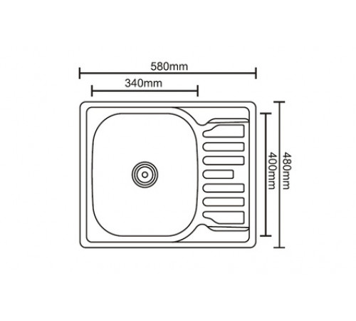Кухонная мойка Ledeme L65848-R