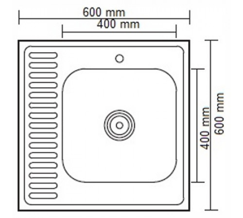Кухонная мойка Ledeme L66060-R