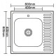 Кухонная мойка Ledeme L66060-L
