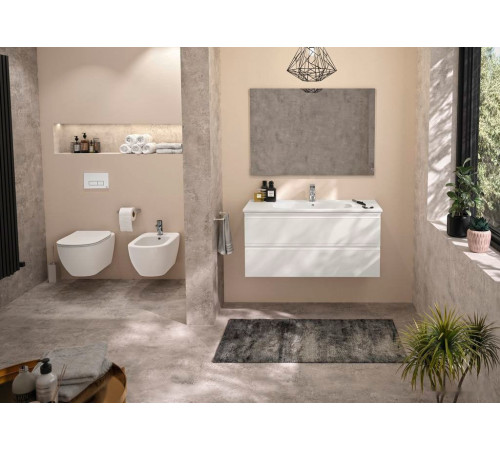 Система инсталляции Ideal Standard Tesi Aquablade + кнопка Olias M2 (хром) S0079R0121AA