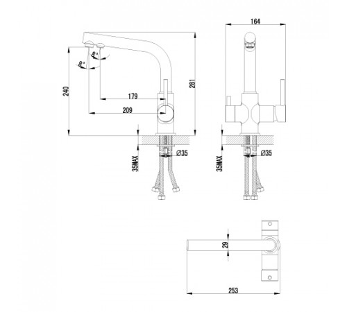 Смеситель Lemark Comfort LM3061C