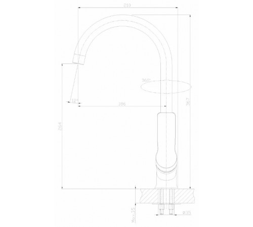 Смеситель Rossinka Silvermix RS27-23