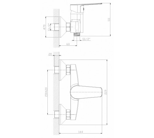 Смеситель Rossinka Silvermix S35-41