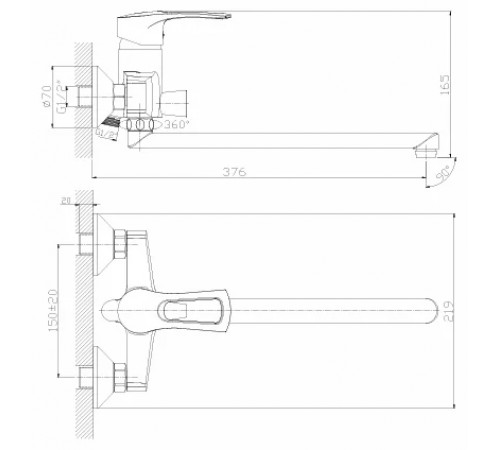 Смеситель Rossinka Silvermix T40-32
