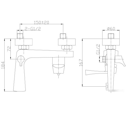Смеситель Rossinka Silvermix RS34-31