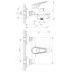 Смеситель Rossinka Silvermix B35-30