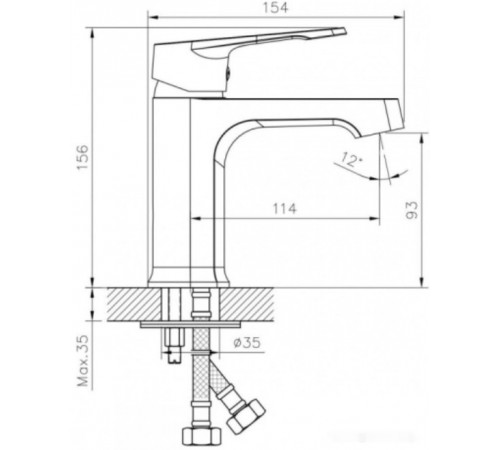 Смеситель DecoRoom DR23011