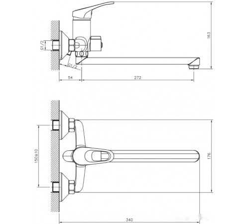 Смеситель DecoRoom DR21043