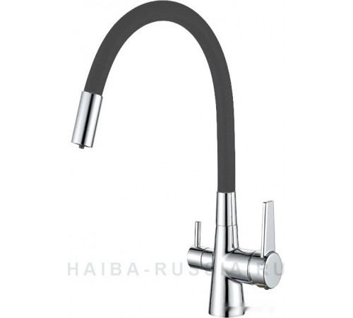 Смеситель Haiba HB76858-7 (хром/черный)