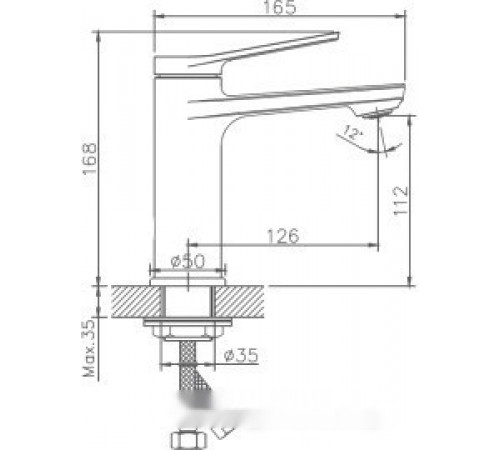 Смеситель Haiba HB10572 (хром)