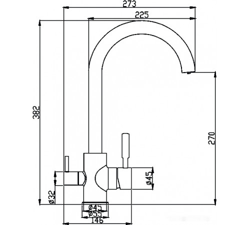 Смеситель Haiba HB76840